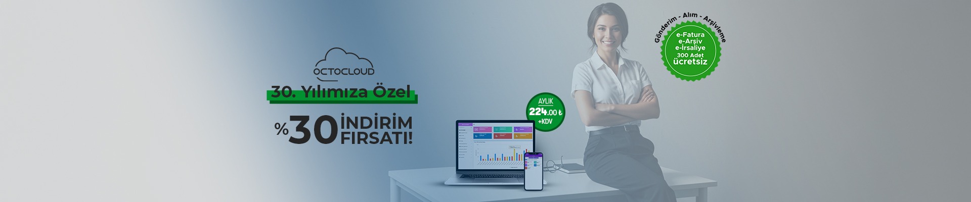 Octocloud %30 İndirim