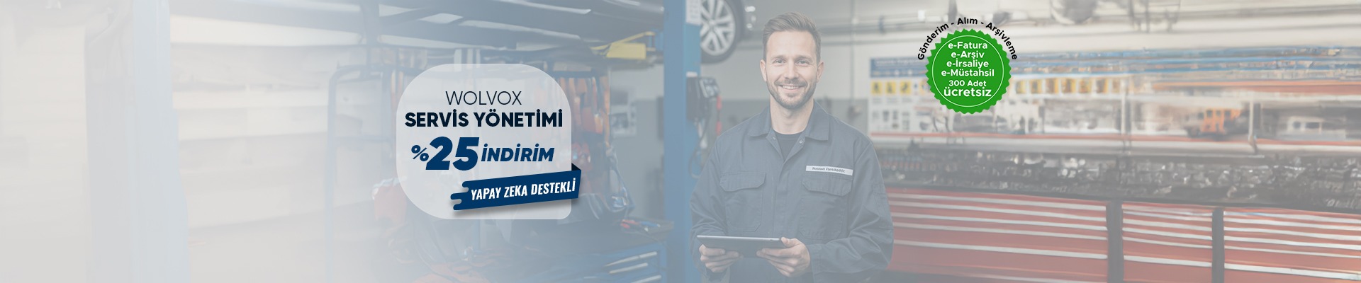 Servis Paketlerinde %25 İndirim