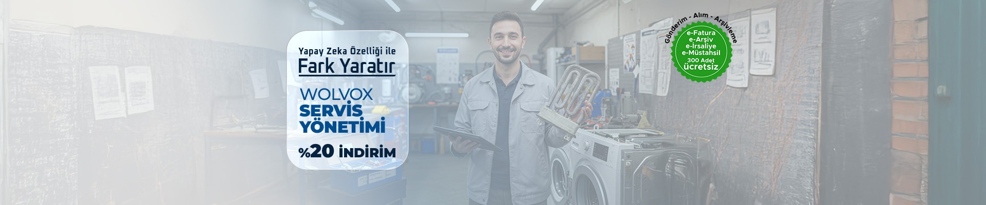 Servis Paketlerinde %20 İndirim
