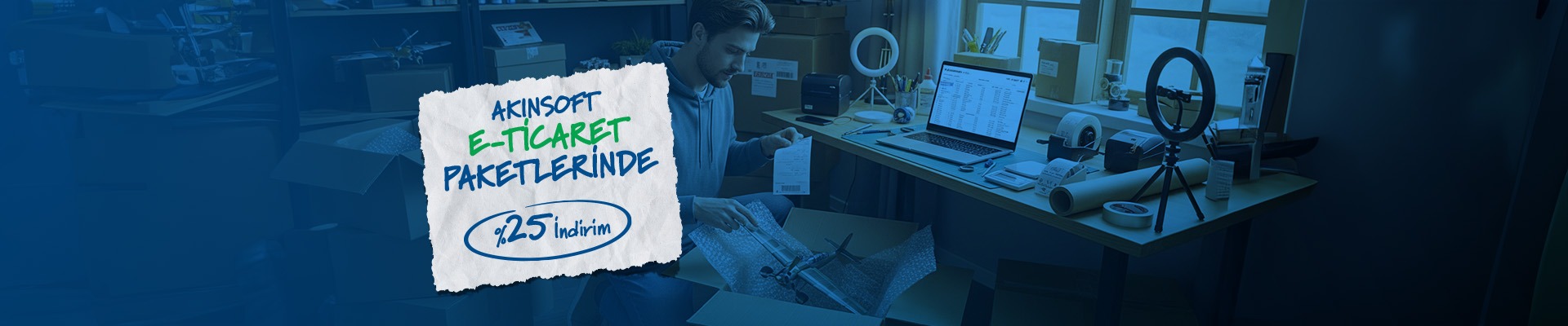Akınsoft E-Ticaret %25 İndirim