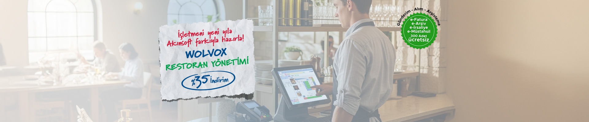 Restoran Paketlerinde %35 İndirim