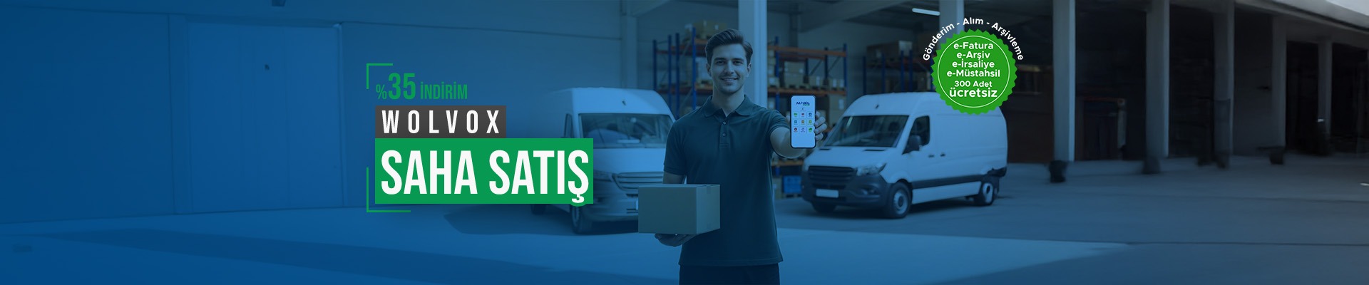 Wolvox Saha Satış %35 İndirim