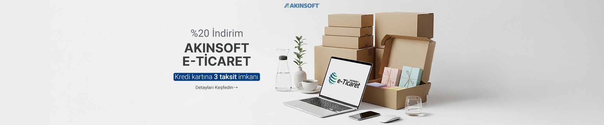 e-Ticaret Paketlerinde %20 İndirim