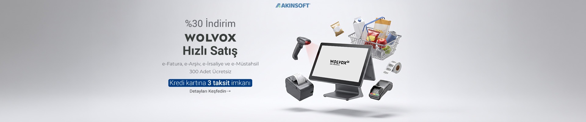 Wolvox Hızlı Satış %30 İndirim