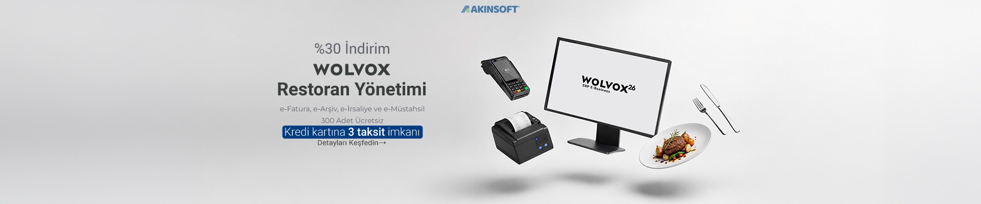 Wolvox Restoran %30  İndirim