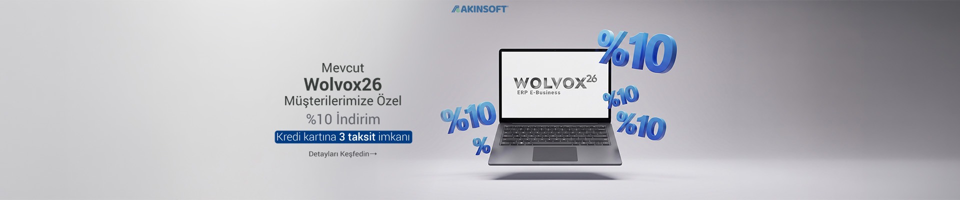 WOL26 Müşterilerimize Özel %10