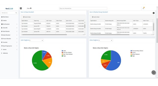 Site, Apartman, Bina, Aidat Yönetim Programı | SiteCloud